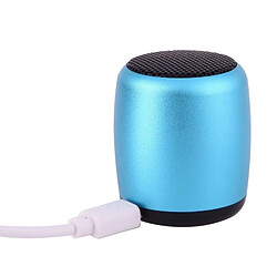 Wewoo Mini enceinte Bluetooth bleu Mini haut-parleur Bluetooth, appel mains-libres de et ampère Photo Obturateur à distance Fonction TWS pas cher