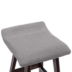 Acheter vidaXL Chaise de bar Gris clair Tissu