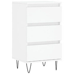 Maison Chic Buffet,Meuble de Rangement,commode pour salon,Cuisine blanc 40x35x70 cm bois d’ingénierie -MN30846