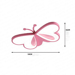 Universal Plafonnier 50cm 36W Nordic chambre d'enfant lampe de chambre à LED plafonnier infini lumière rose dessin animé papillon chambre à coucher lumière AC85-265V plafonnier