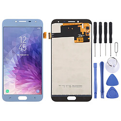 Wewoo Matériel TFT Ecran LCD et ensemble de numérisation complet pour Galaxy J4 2018 J400F / DSJ400G / DS bleu 