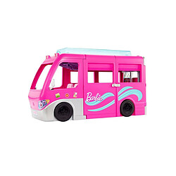 Mattel Barbie Camping-Car Dream Transformable avec Poupées et Accessoires Rose