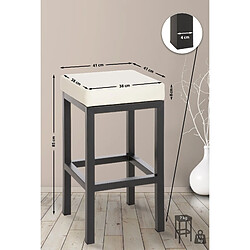 Acheter Non Tabouret de bar Taylor B85 simili cuir