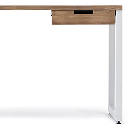 Avis Ds Meubles Table bureau 1 tiroir 60x120x75cm BL-EV