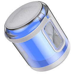 Yonis Enceinte Bluetooth Sportive Colorée Avec Effets Lumineux Et Son Surround Hi-Fi Enceinte Bluetooth 5.3 Sportive Son Stéréo Hi-Fi Lumière LED Autonomie 4h Gris YONIS