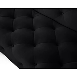 Lisa Design Gallata - canapé Chesterfield d'angle gauche - 5 places - en velours pas cher