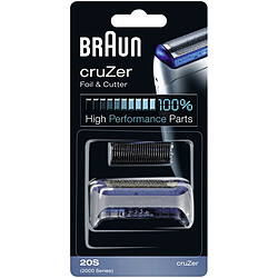 Couteau et grille de rasoir cruzer - 81387934 - BRAUN CASSETTE RASOIR SERIE 2000 CODE 20S pour PIECES SOINS CORPORELS PETIT ELECTROMENAGER BRAUN - 81387934