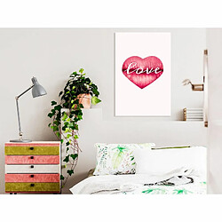 Paris Prix Tableau Imprimé Love Lips 40 x 60 cm