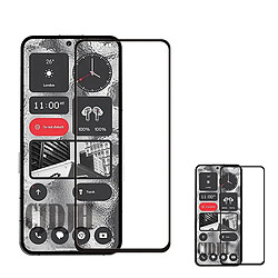 PHONECARE Kit 2 Film Verre Trempé 5D Full Cover pour Nothing Phone 2 - Transparent / Noir