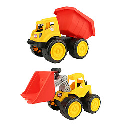 Jouet sable plage enfants Sandbox Toys 2 Pièces Véhicule de Construction Enfants Plage Sable Jouets Camion Avec Des Moules De Sable Râteau Pelle