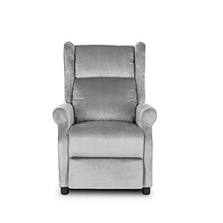 Vivaldi Fauteuil SIMON Gris Velours