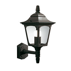 Elstead Lighting Lanterne murale extérieure à 1 ampoule noire IP44, E27