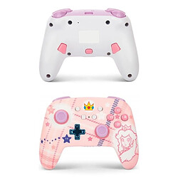 Power A CASQUE PC NINTENDO SWITCH ROUGE ET BLEU + Manette sans fil Bluetooth Améliorée Switch- Princess Peach Plaid