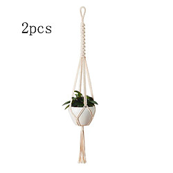 BESTA Corde suspendue plante porte pot plante intérieur et extérieur cintre décoration de jardin,