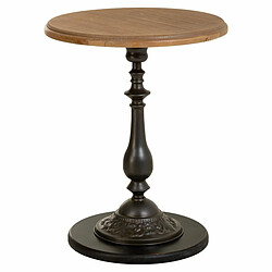 Table Basse Alexandra House Living Noir Métal Bois d'épicéa Bois MDF 50 x 65 x 50 cm 