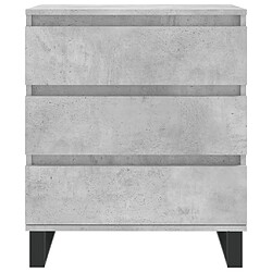 Maison Chic Buffet,Meuble de Rangement,commode pour salon,Cuisine Gris béton 60x35x70 cm Bois d'ingénierie -MN90485 pas cher