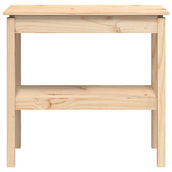 Avis vidaXL Table console 80x40x75 cm Bois massif de pin