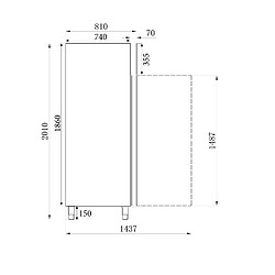 Avis Armoire Congélateur Professionnel inox - 1200 litres - Combisteel