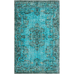 Vidal Tapis de laine 272x168 turquoise Ultra Vintage