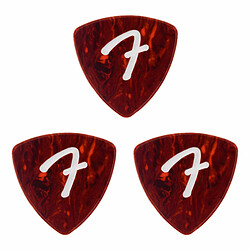 F Grip 346 Picks, Shell, Lot de 3 Fender 