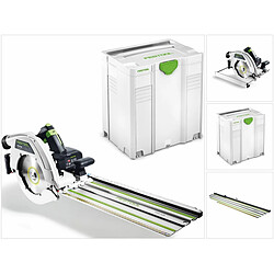 Festool HK 85 EB-Plus-FSK420 Scie circulaire portative à capot basculant 2300 W / 230 mm avec boîtier Systainer + Rail de mise à longueur FSK 420 ( 574665 )