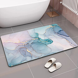 LUUCOZK Tapis de bain antidérapants absorbants à séchage rapide, décoration de salle de bain, motif 2-40x60cm