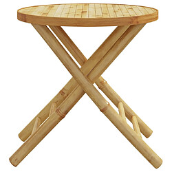 Acheter vidaXL Table de jardin pliable Ø45x45 cm bambou