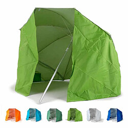 Beachline Parasol de plage portable moto pliable léger aluminium tente 200 cm Piuma, Couleur: Vert