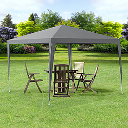 Pavillon de Jardin Wedau Gris Foncé 300 x 300 x 255 cm [casa.pro]