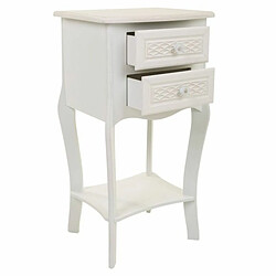 Avis Table de Nuit Alexandra House Living Blanc Crème 31 x 71 x 38 cm