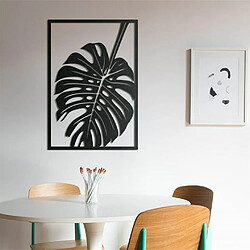 DEKORY Monstera Décoration Murale en métal - 37x50 cm