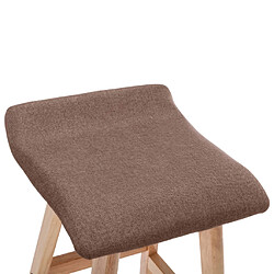 Acheter vidaXL Chaise de bar Taupe Tissu