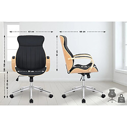 Non Chaise de bureau Melilla simili cuir