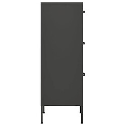 Avis vidaXL Armoire de rangement Anthracite 42,5x35x101,5 cm Acier