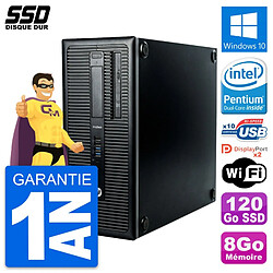 PC Tour HP ProDesk 600 G1 Intel Pentium G3220 RAM 8Go SSD 120Go Windows 10 Wifi - Occasion