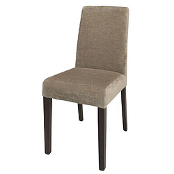 Chaises en Tissu Beige - Lot de 2 - Bolero