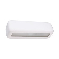 Luminaire Center Applique murale Subani Verre,céramique blanc 1 ampoule 12cm