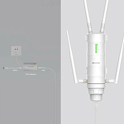 AP / Répéteur / Routeur Wi-Fi – Wavlink AC1200 - Double bande 2,4/5 GHz PoE Extérieur, 2.4G et 5G jusqu’à 1200Mbps, vitesse bi-bande jusqu’à 2.4GHz 300Mbps, 5GHz 867Mbps pas cher