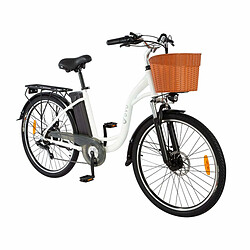 Avis Vélo Électrique DYU C6 26 Pouces 25km/h - Moteur 350W Batterie 36V12.5Ah Freins à Disque - Blanc