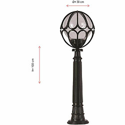 Hanah Home Lampadaire de jardin en ABS Marc.