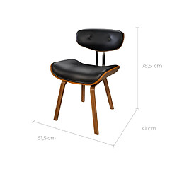 Avis Rendez Vous Deco Chaise noire Pétrus