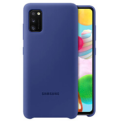 Coque Samsung Galaxy A41 Semi-rigide Soft Touch Silicone Cover Original Bleu