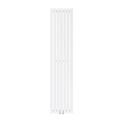 LuxeBath Radiateur Stella à panneaux blanc 370x1800 mm raccord central pour salle de bain 