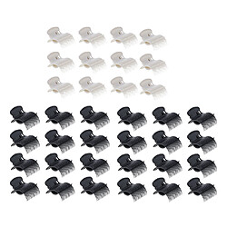 36Pcs En Plastique Hot Roller Super Clips Pinces De Griffe De Bigoudi Pour Femmes