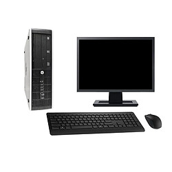 PC HP 8300 SFF Ecran 19" Intel i5-2400 RAM 16Go Disque 250Go Windows 10 Wifi - Occasion