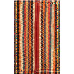 Vidal Tapis de laine 220x136 multicolore Jajim 