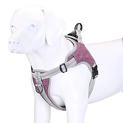 Acheter Universal Pas de traction pour chien de compagnie Doublure douce Médium réflecteur Grand panier pour chien Gilet Respirant Marche Entraînement Poitrine Fourniture pour animaux de compagnie | Bondage (L)