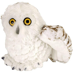 Wild Republic peluche Harfang de Neiges de 20 cm blanc 