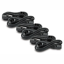 APC Power Cord Kit (6 ea), C19 / C20 (90 degree), 1.8m APC Power Cord Kit (6 ea), C19 / C20 (90 degree), 1.8m Noir 1,8 m