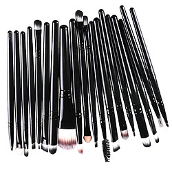 21pcs Pinceaux Fard à Paupières Eyeshadow Teint Poudre Kabuki Facial Eye Brush